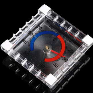 See the outdoor temperature from inside. Thermometer displays through window.