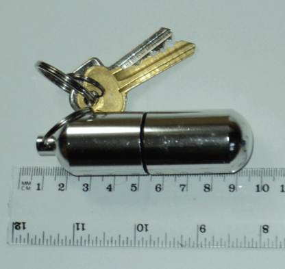 aluminum canister keyring